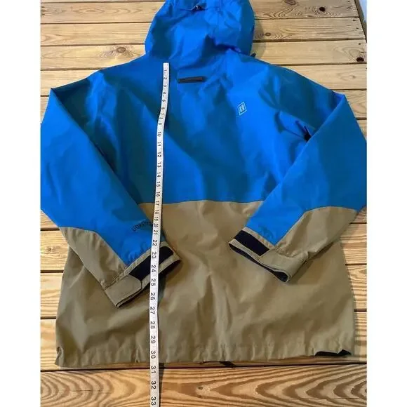 Armada Hooded Gore Tex Ski Snowboard Jacket Size Medium Men’s Blue Full Zip